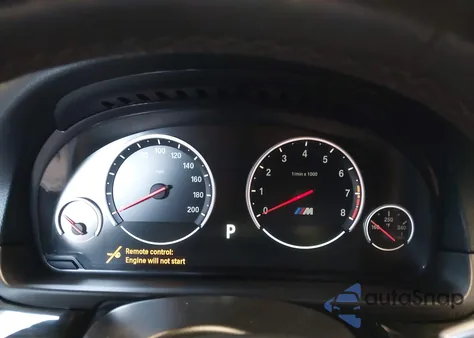 2013 BMW M5 from USA, damaged, VIN WBSFV9C53DD096625